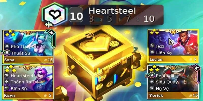 Thỏa mãn đam mê cá cược trực tuyến cùng Nổ hũ Heartsteel